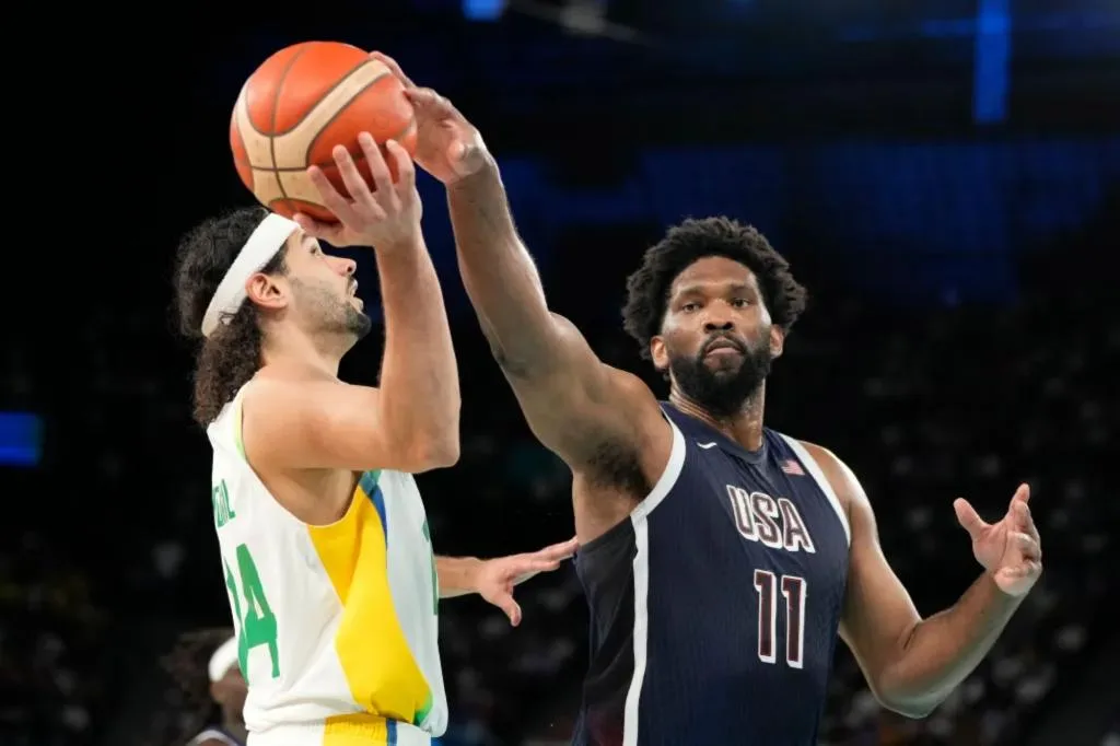 Joel Embiid leads U.S. into Olympic semifinals with trouncing of Brazil