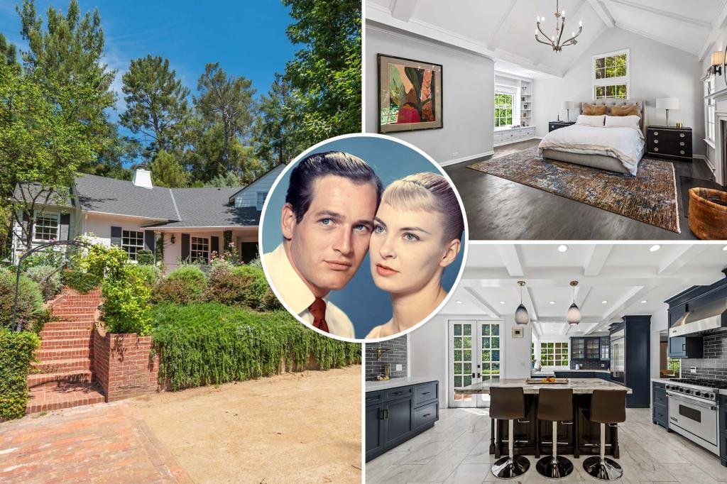 Paul Newman and Joanne Woodward’s onetime Beverly Hills home can be yours — for $45K/month