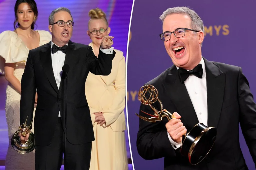 Emmys 2024 producers address playing off John Oliver during his dead dog speech