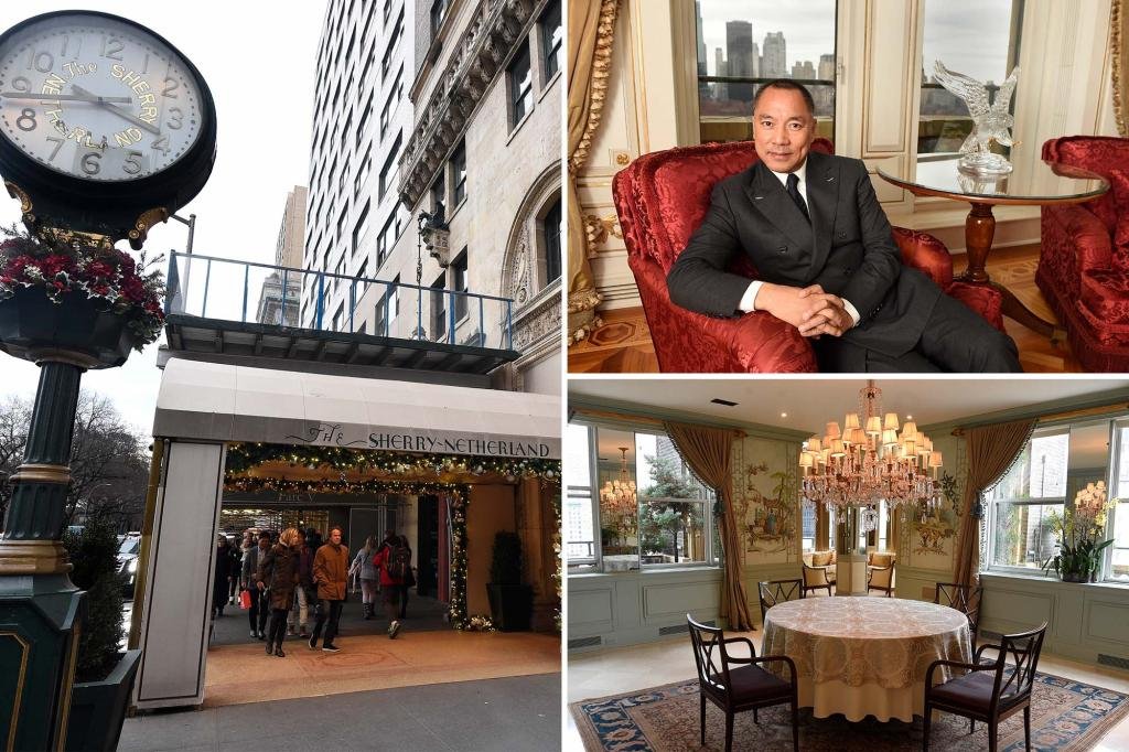 Fire-damaged penthouse tied to a convicted Chinese fraudster lists for $24M — a staggering downfall from its initial $86M asking price