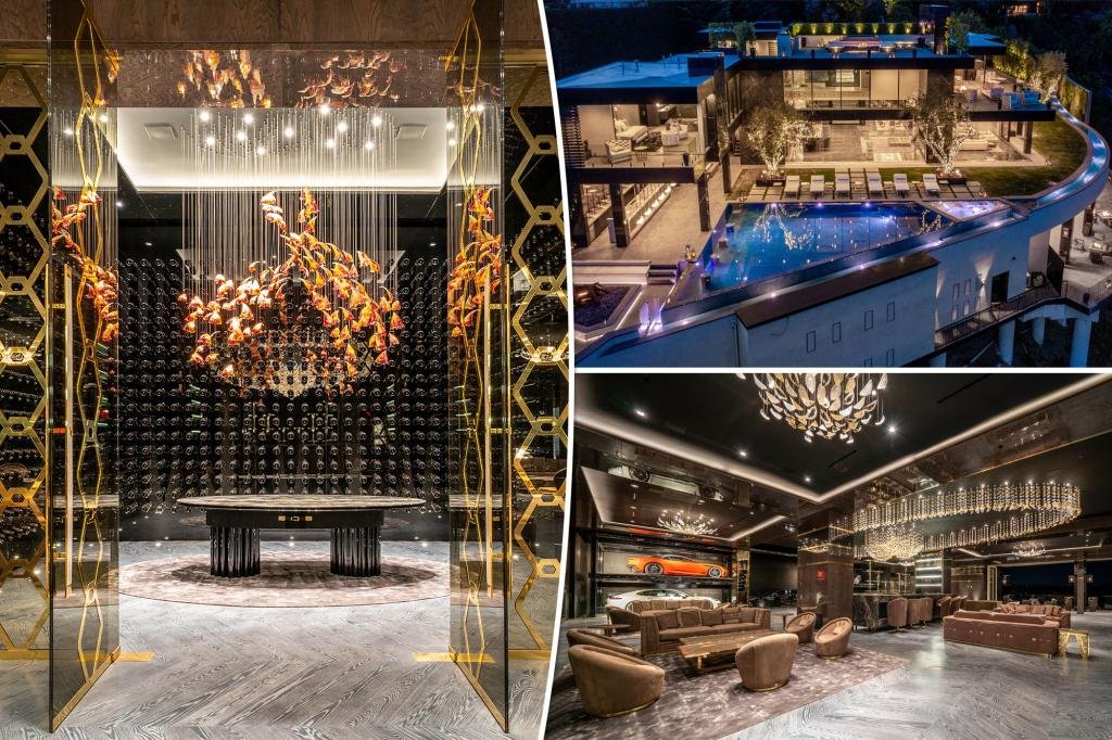 Los Angeles megamansion with nightclub, vodka tasting room seeks $119M after a $20M price cut