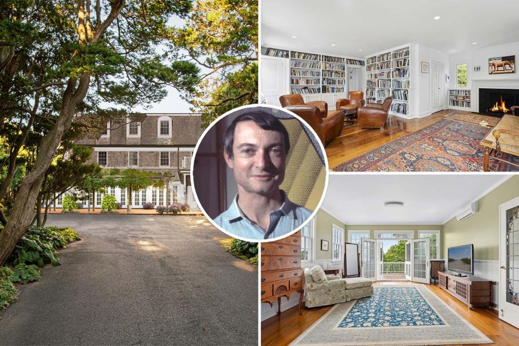 Roy Lichtenstein’s longtime Hamptons home lists for the first time in decades — with his studio still on the grounds