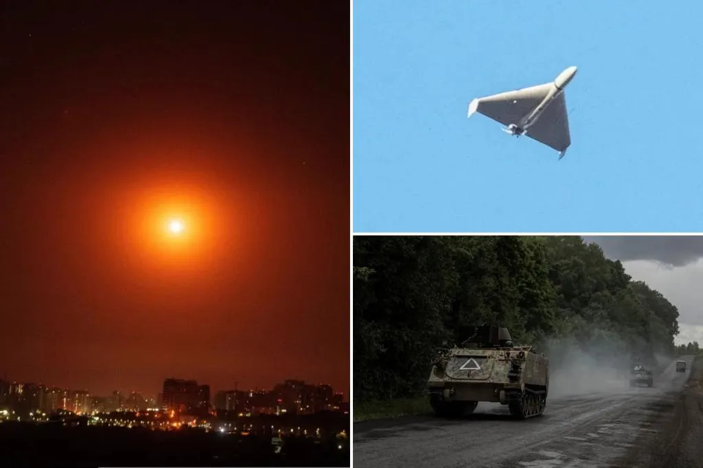 Ukraine fends off Russian attack on Kyiv, boasts using fiery ‘dragon drones’ as allies restock both combatants